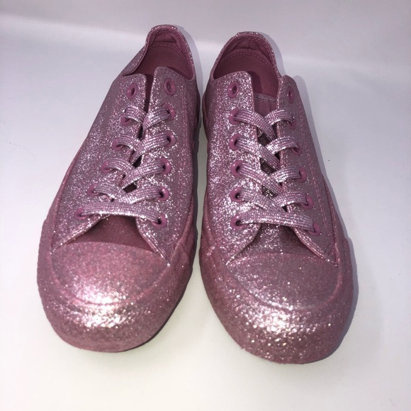 Converse Chuck Taylor All Star Lo pink Glitter 10 - Picture 3 of 6
